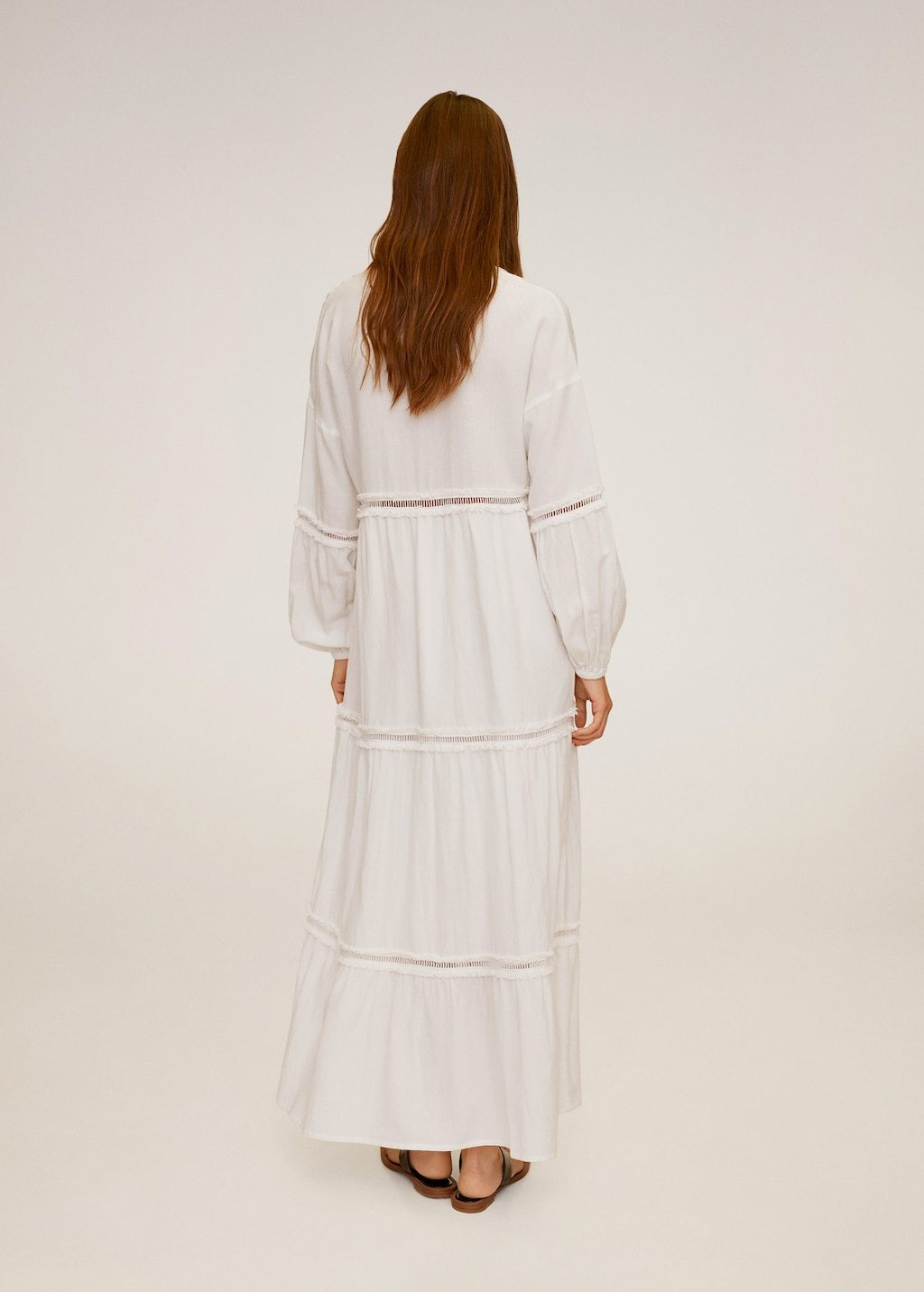 Openwork detail dress