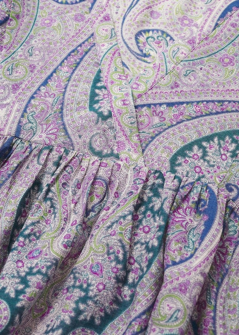 Paisley print dress