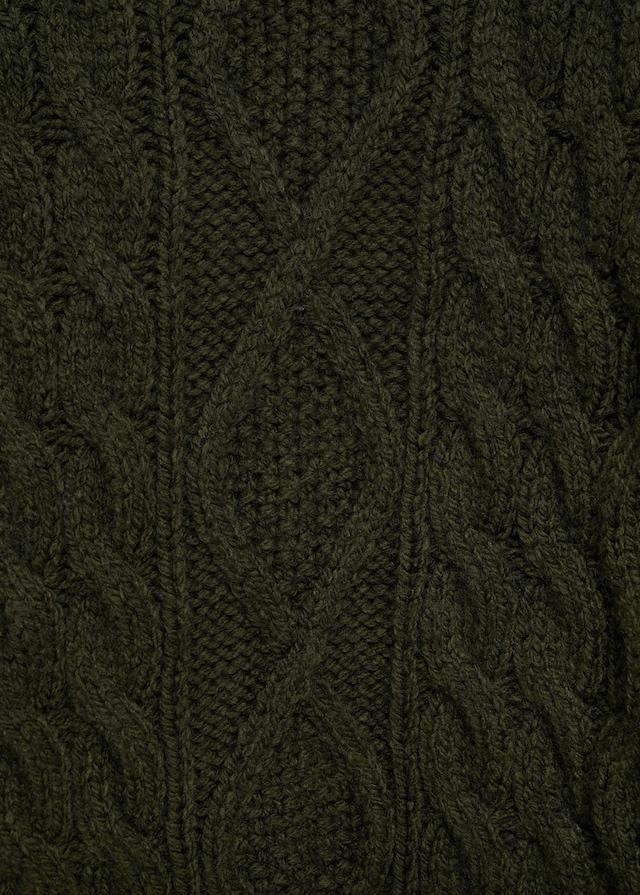 Knitted turtleneck dress