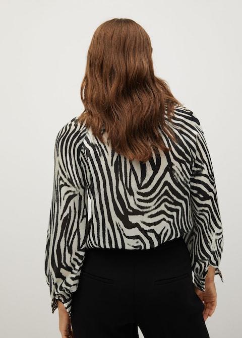 Zebra print blouse