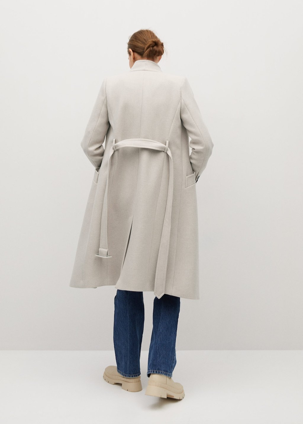 Manteco wool double-breasted coat