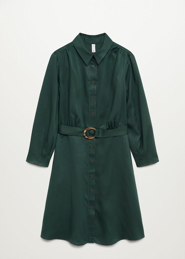 Belt shirt dress