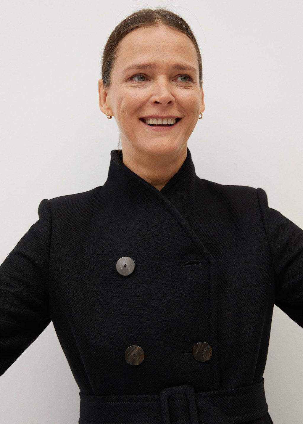 Manteco wool double-breasted coat