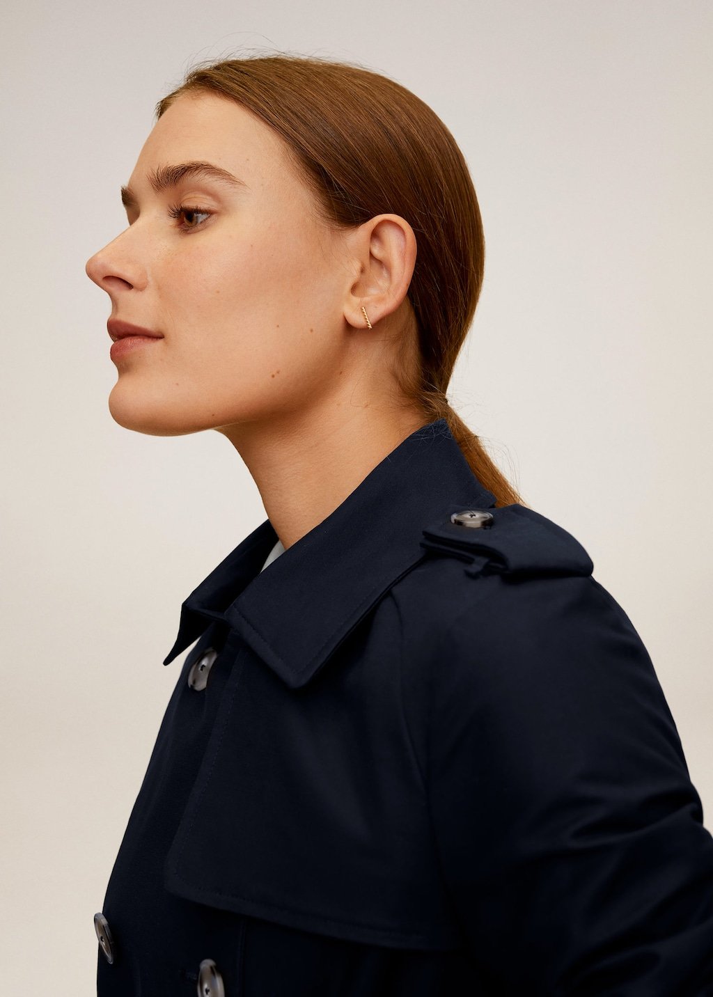 Classic cotton trench coat