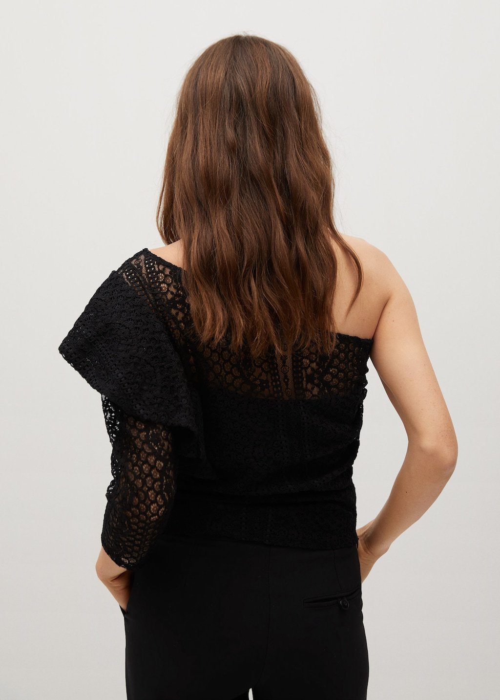 Lace detail top