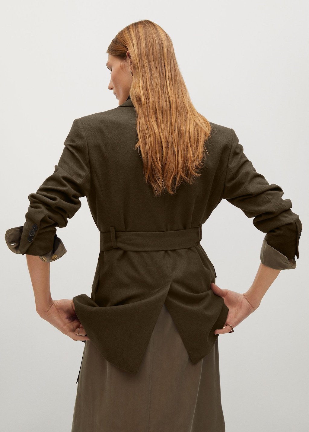 Structured bow blazer