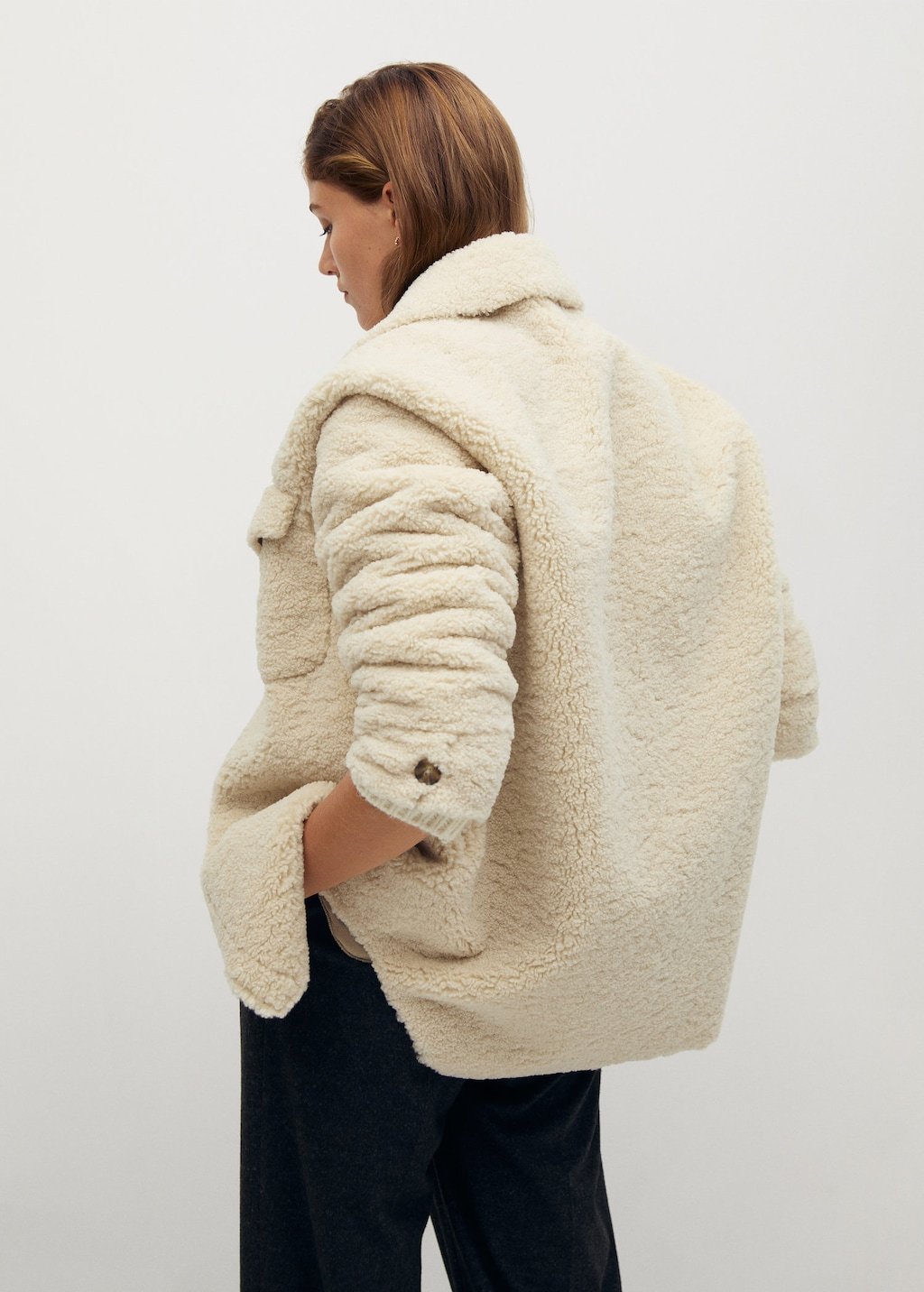 Faux shearling jacket