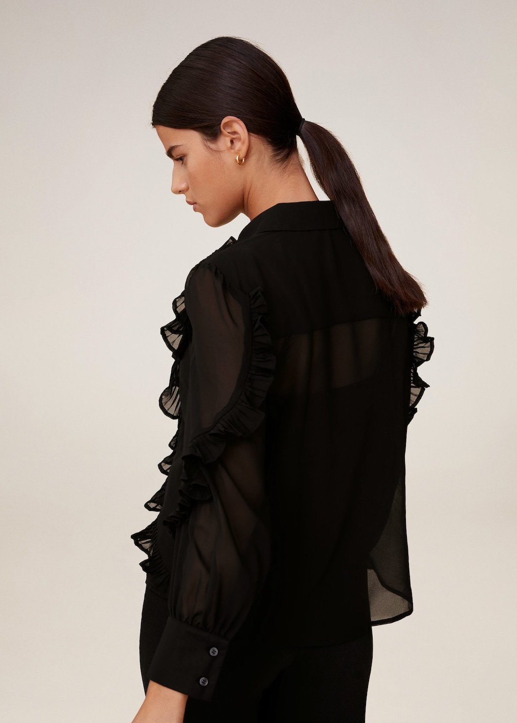 Ruffled blouse
