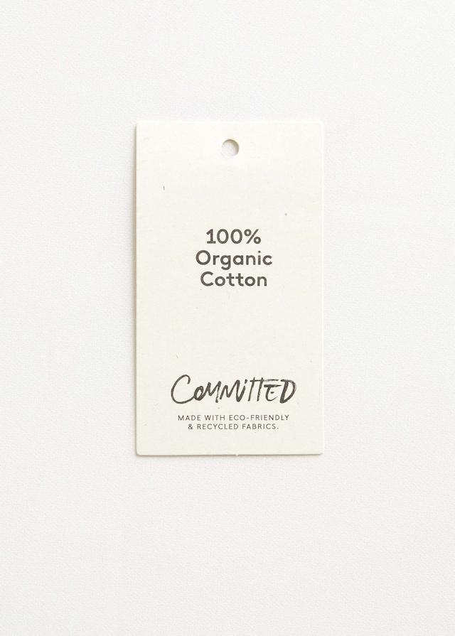 Strap cotton T-shirt