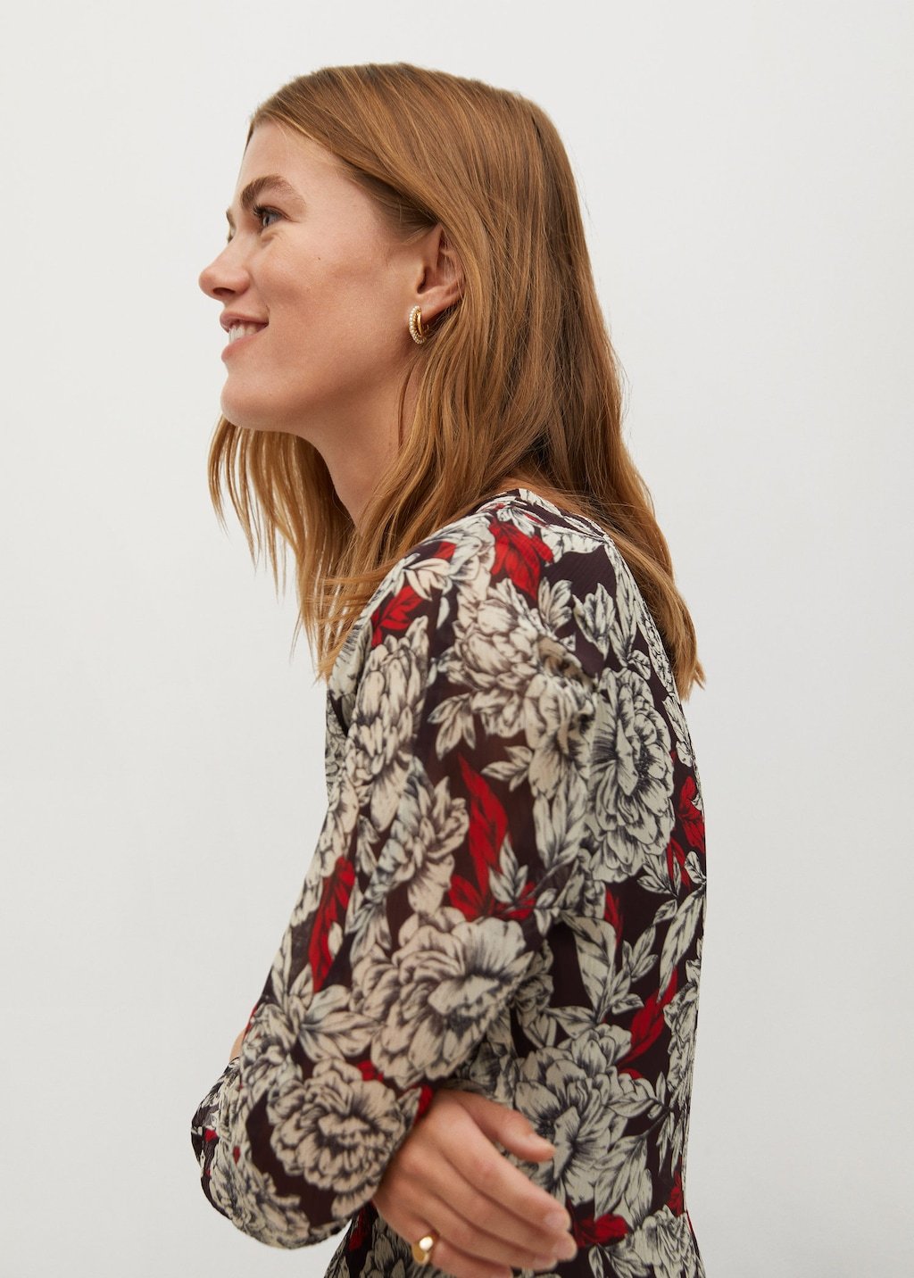 Floral pattern dress