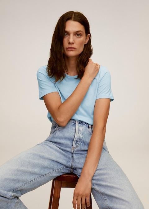 Essential cotton-blend T-shirt