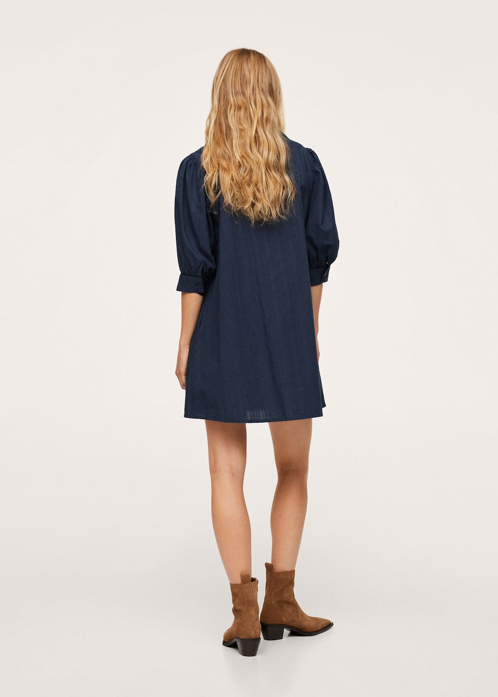 Shirt textured dress