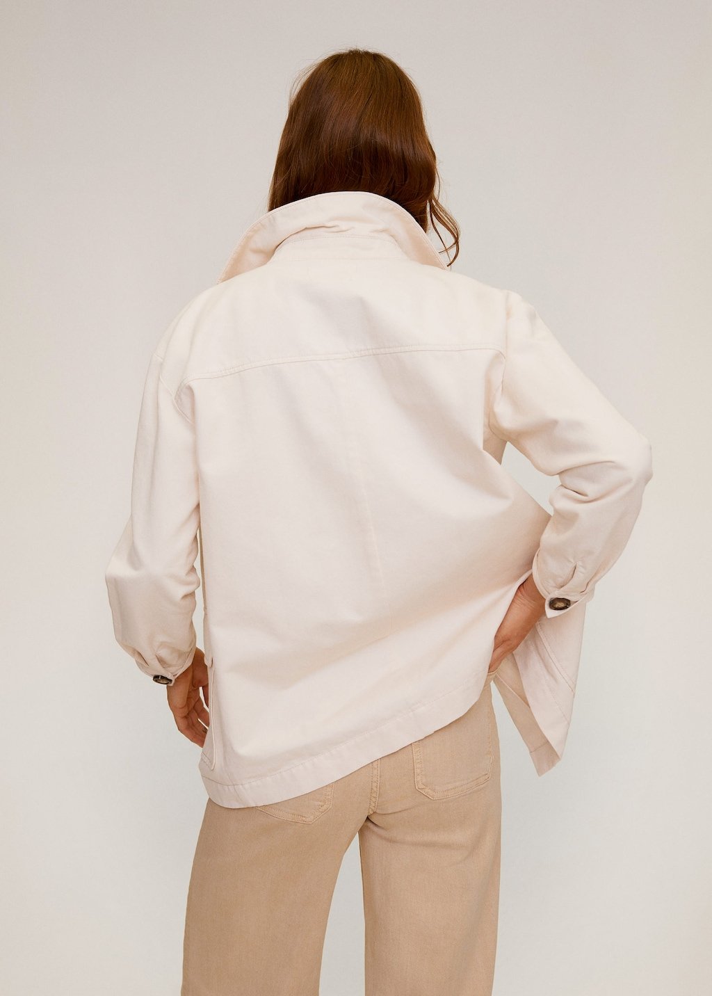 Multi-pocket cotton jacket
