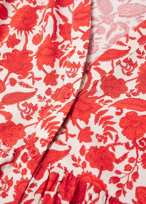 Printed cotton dress