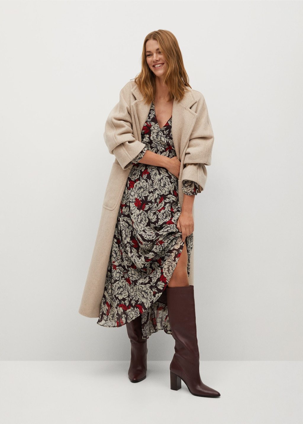 Floral pattern dress