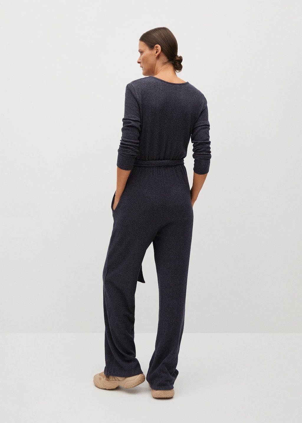 Cotton long jumpsuit