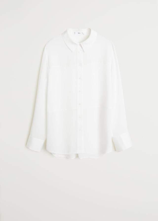Satin finish flowy shirt