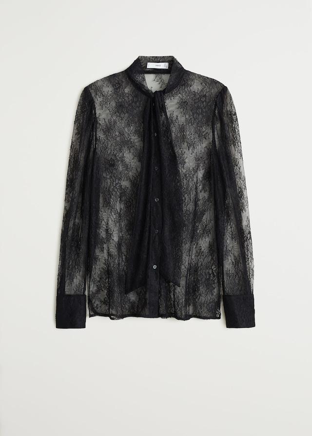 Floral lace blouse