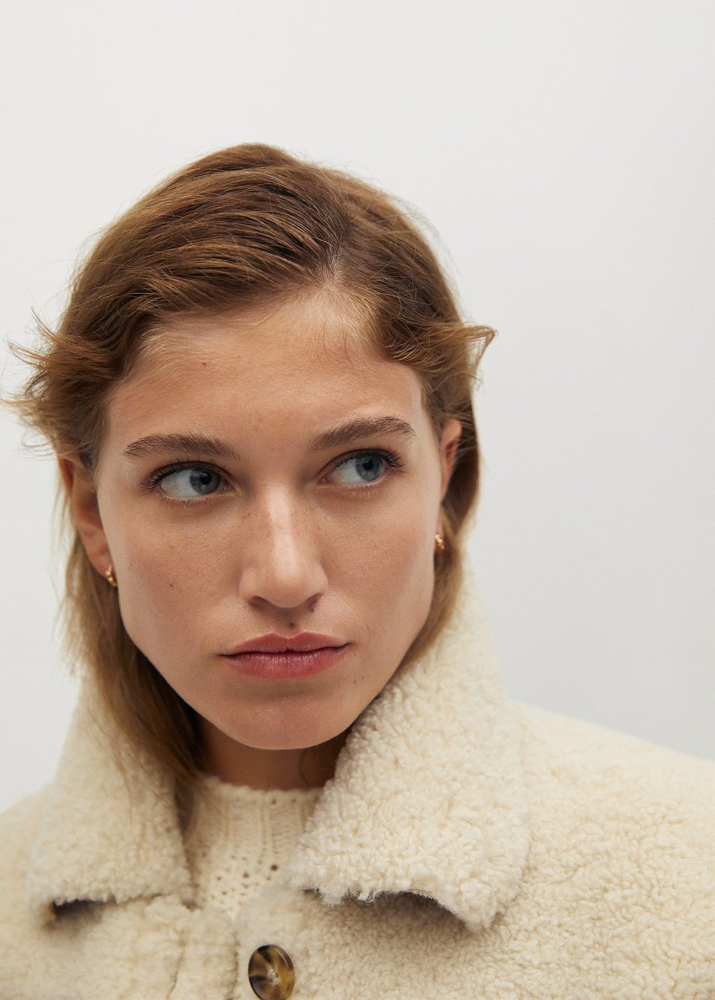 Faux shearling jacket