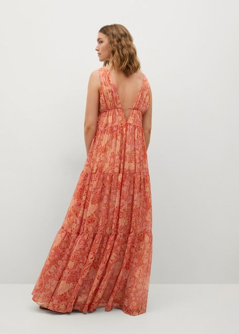 Printed maxi dress