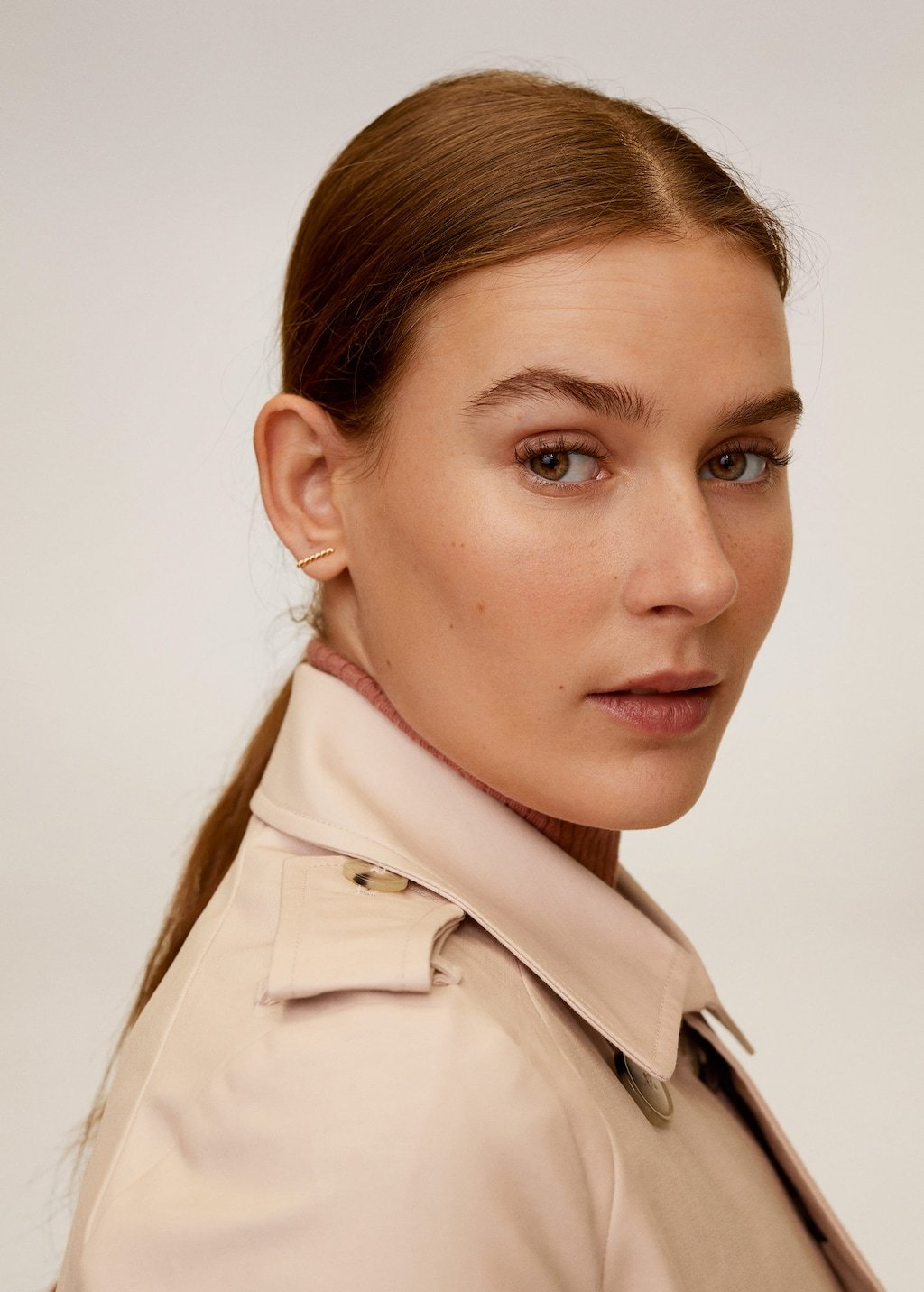 Classic cotton trench coat