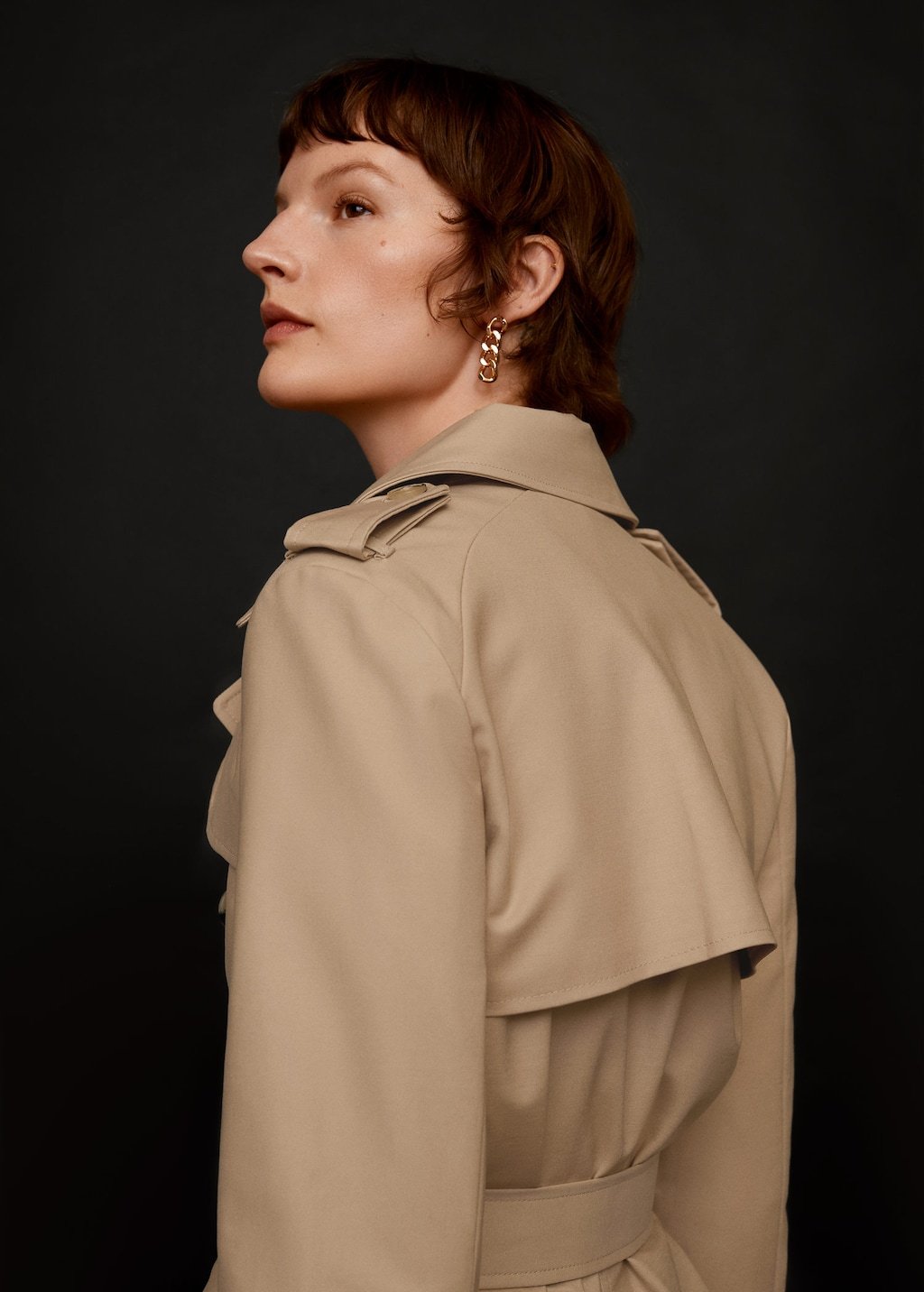 Classic cotton trench coat