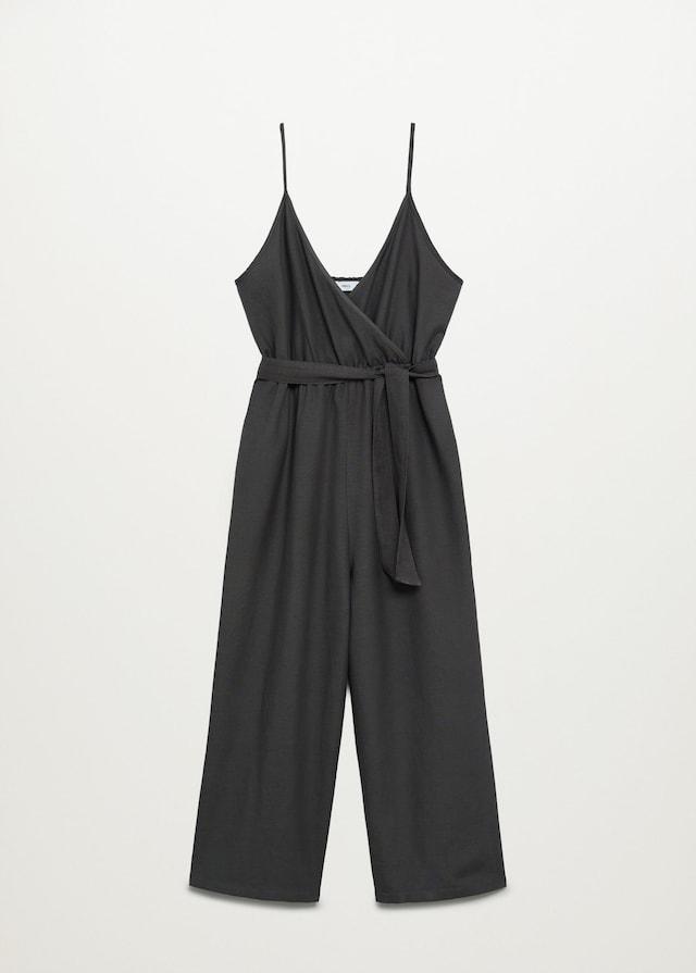 Belt wrap jumpsuit