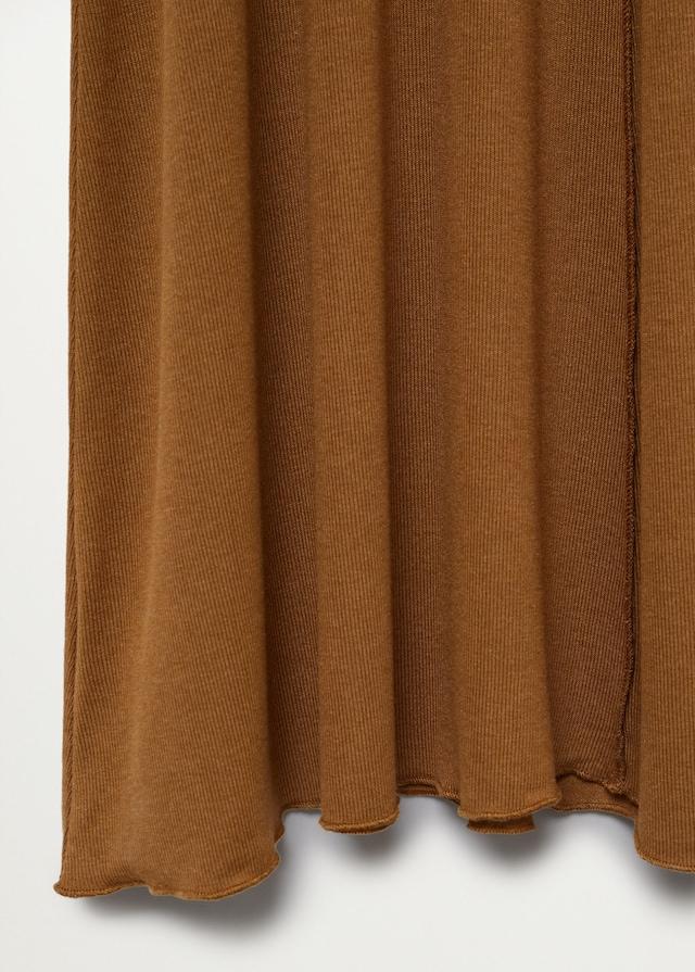 Turtle neck knit dress