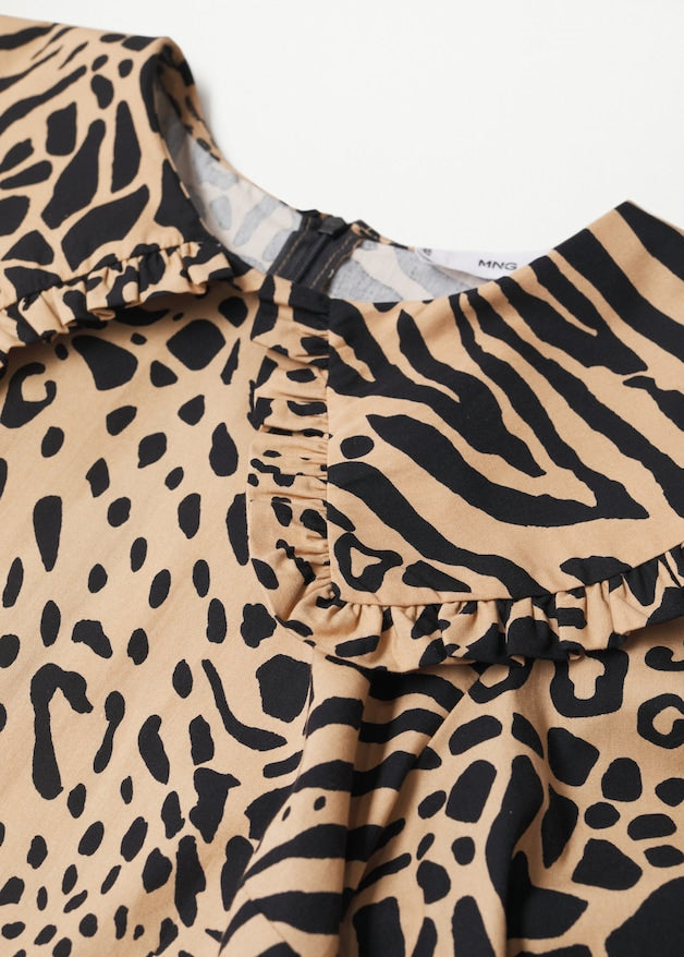 Baby doll neck dress