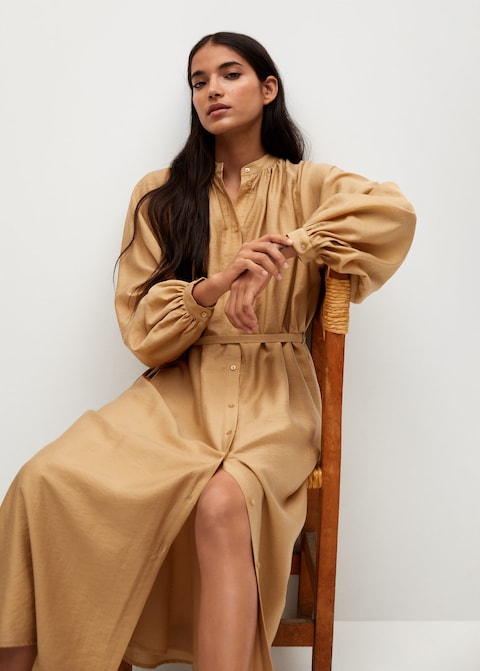 Lyocell shirt dress