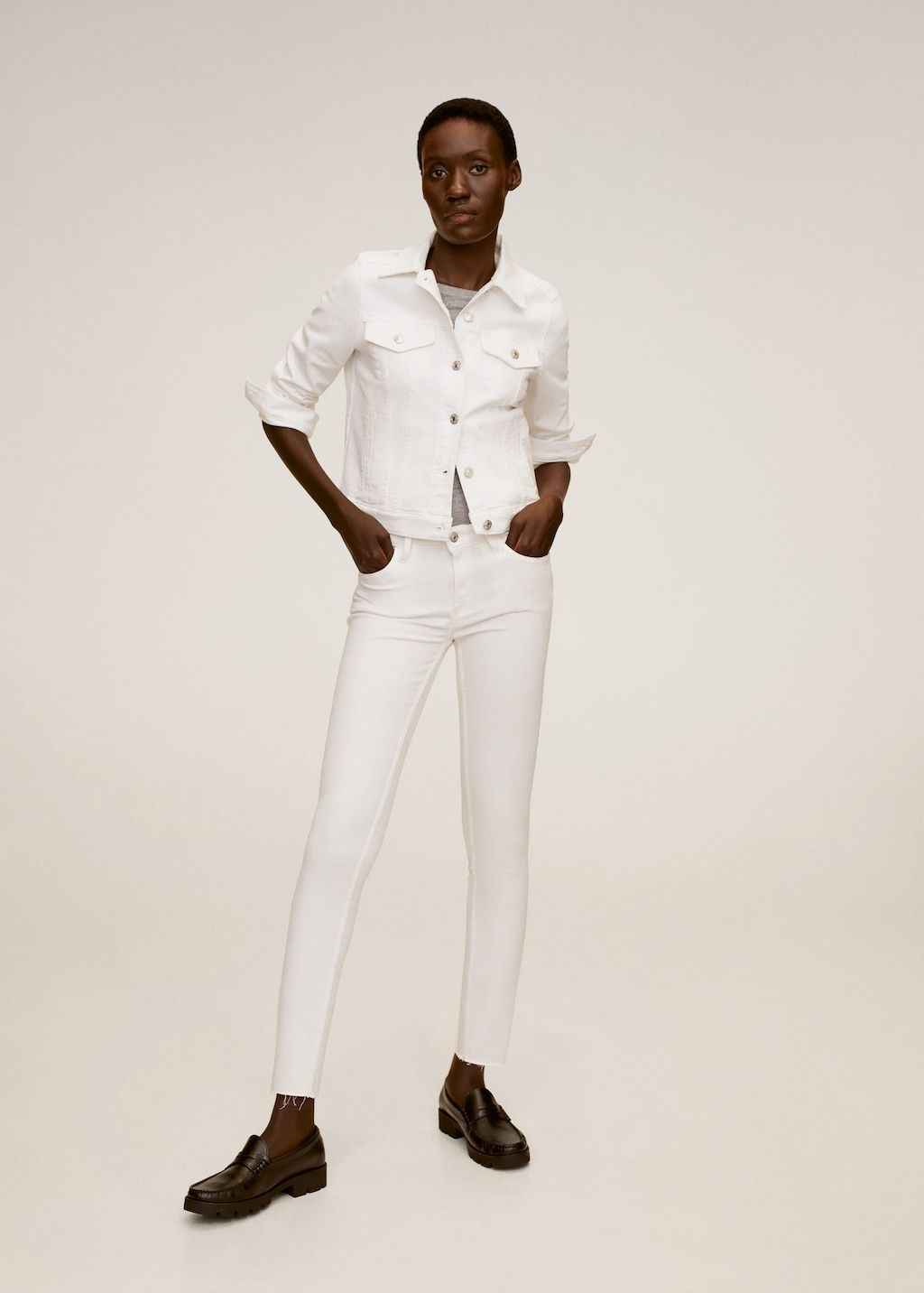 Pocketed denim jacket