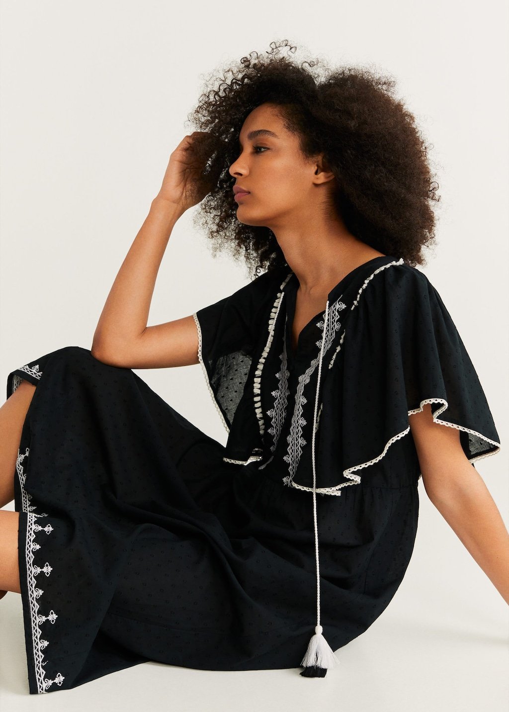 Plumeti embroidered dress