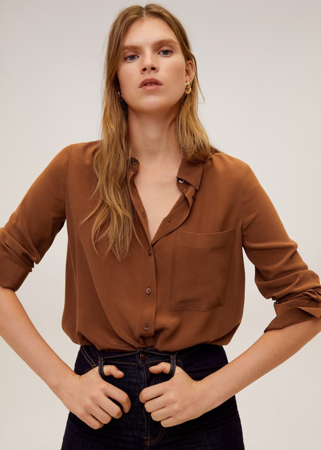100% silk shirt
