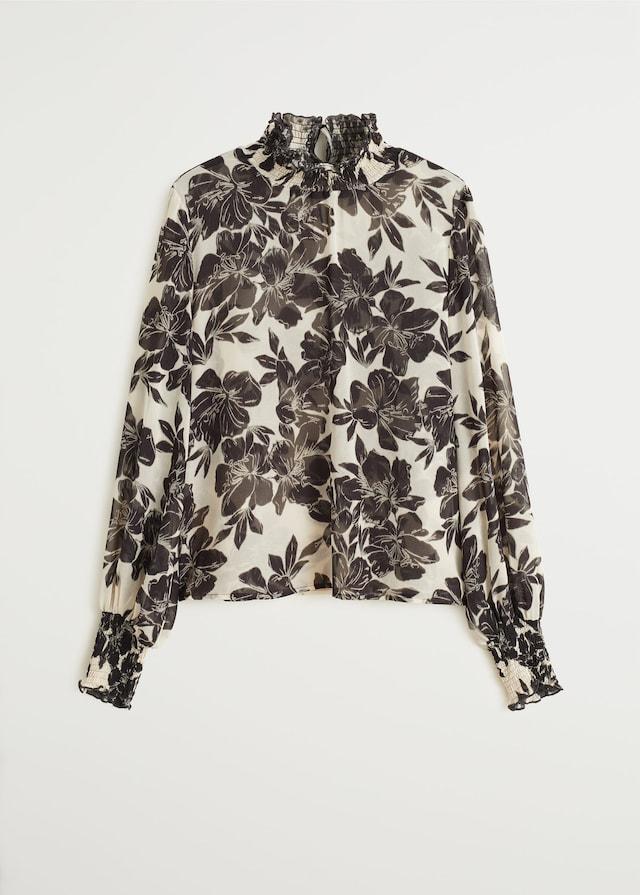 Floral print blouse