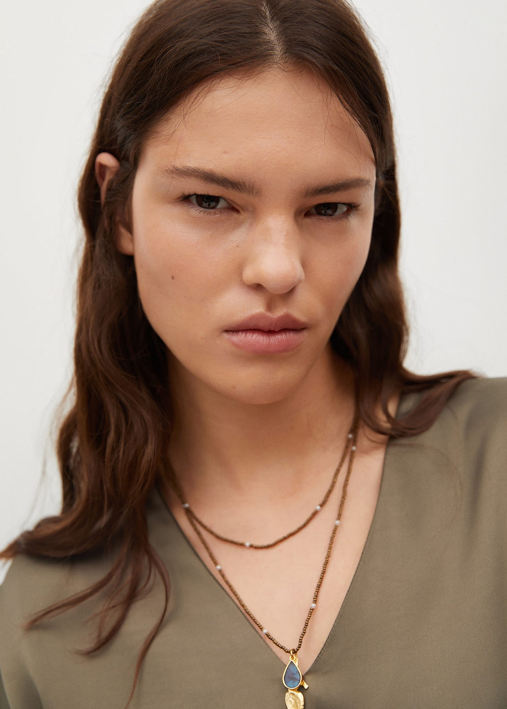 Flowy dress with openings