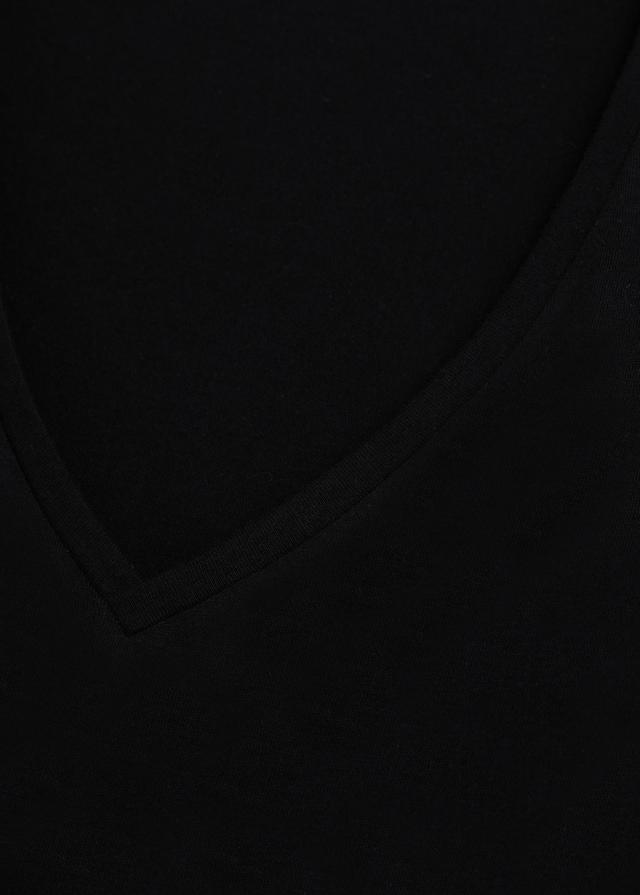 V-neck cotton T-shirt