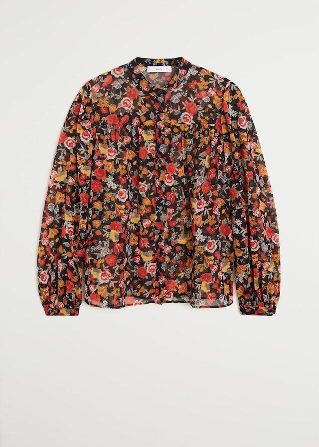 Floral print blouse
