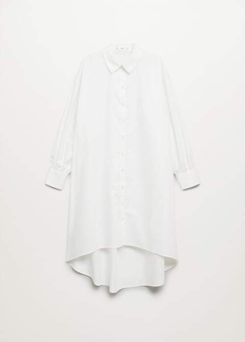Cotton shirt dress