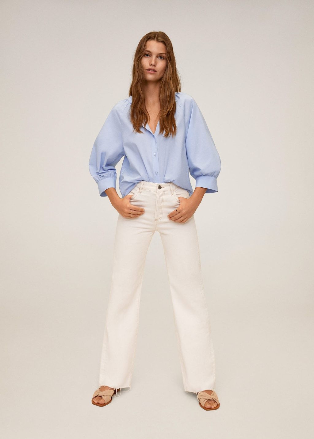 Poplin blouse