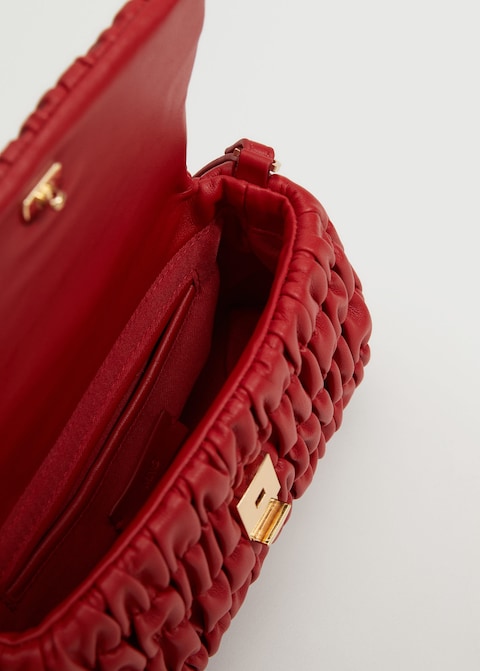 Bag with ruched detail