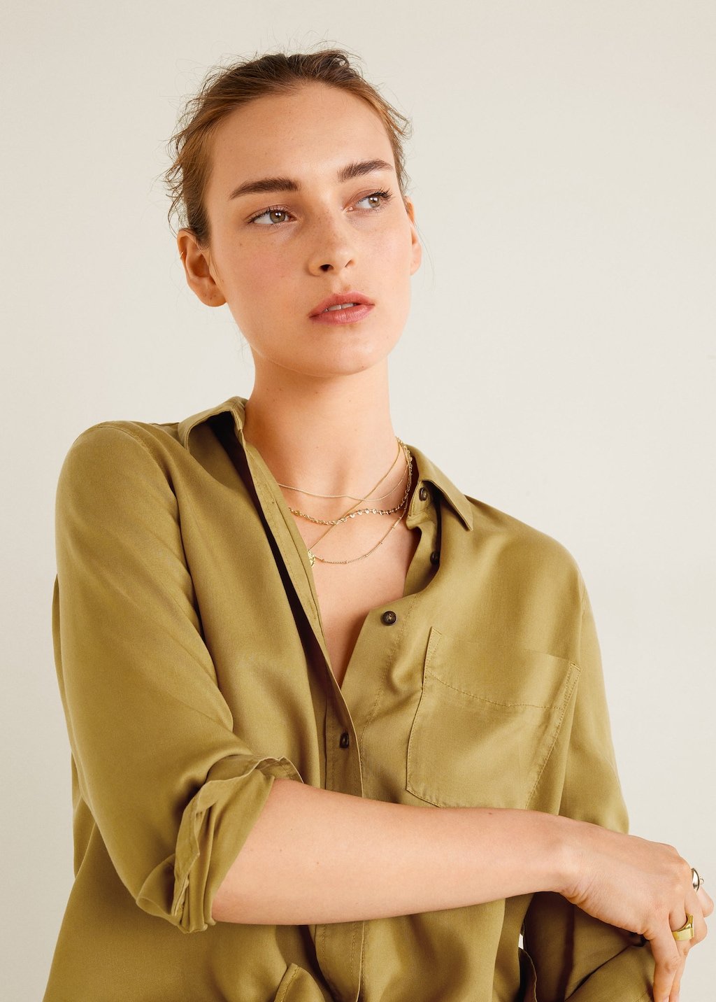 Denim style soft shirt