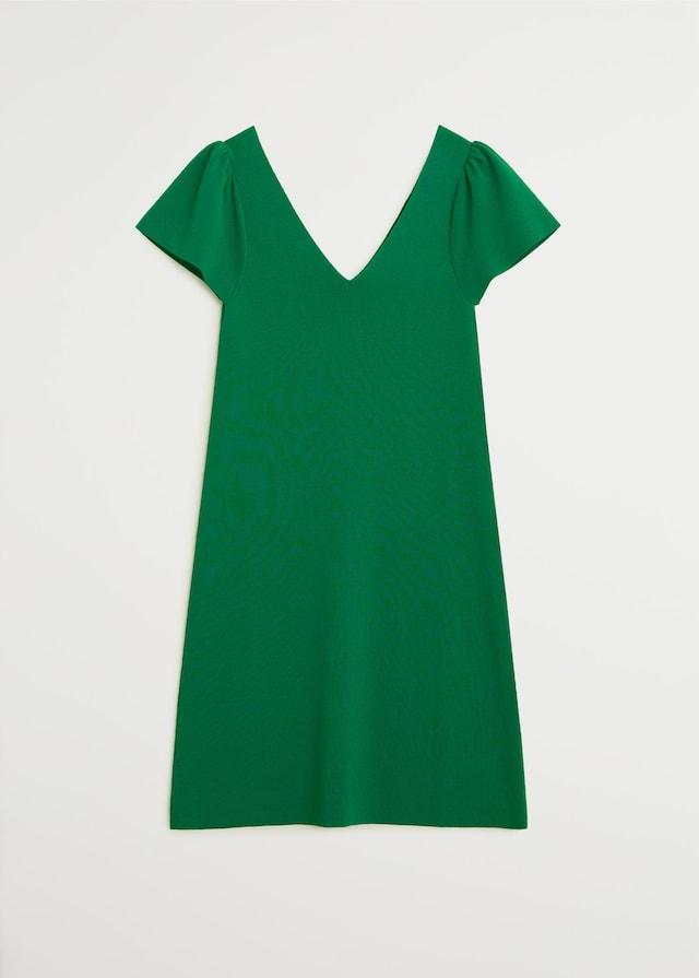 Ruched sleeve dress