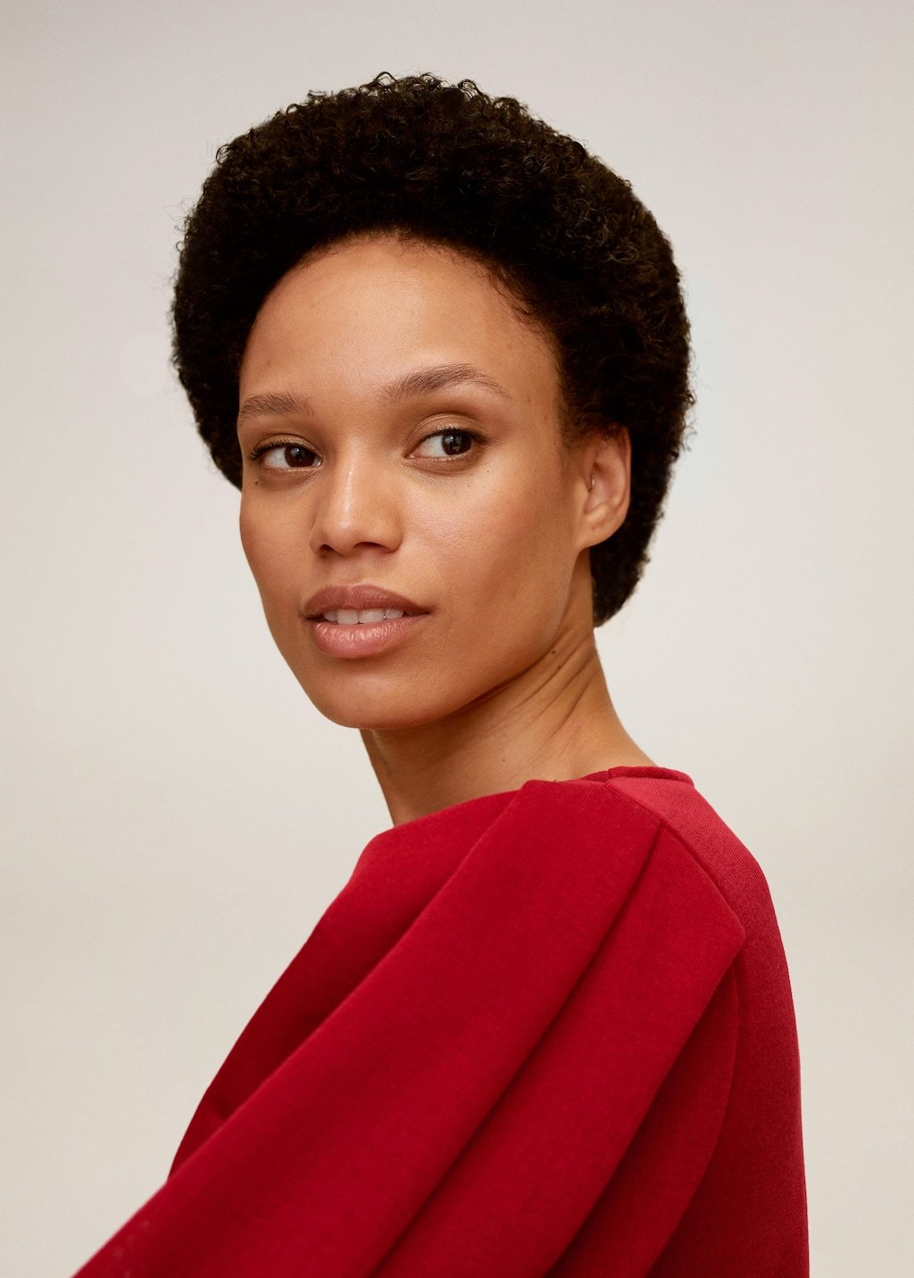 Puffed sleeves T-shirt