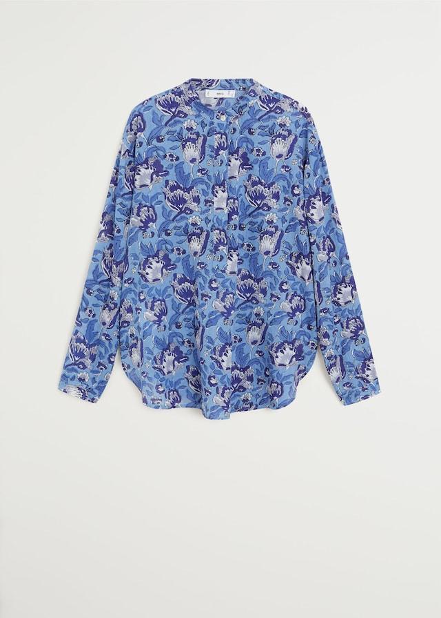 Floral cotton blouse