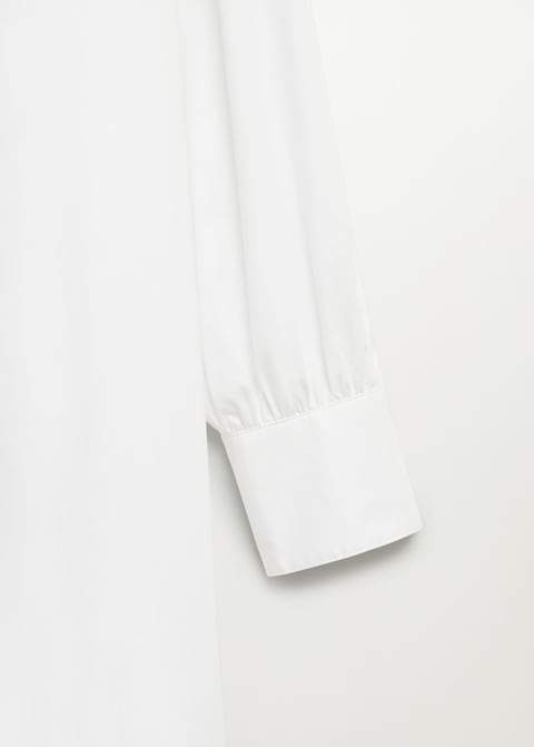 Cotton shirt dress