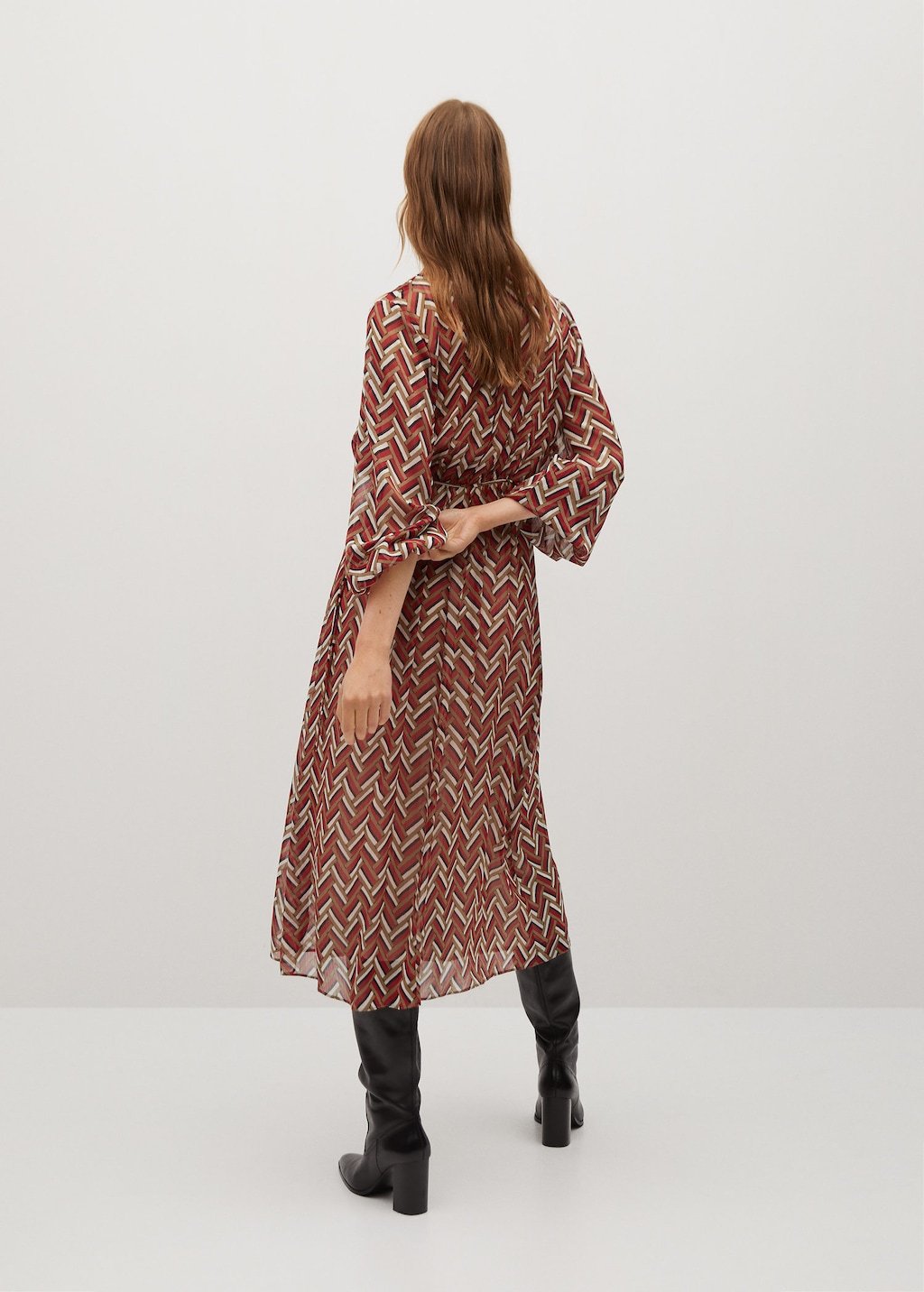 Ethnic print dress