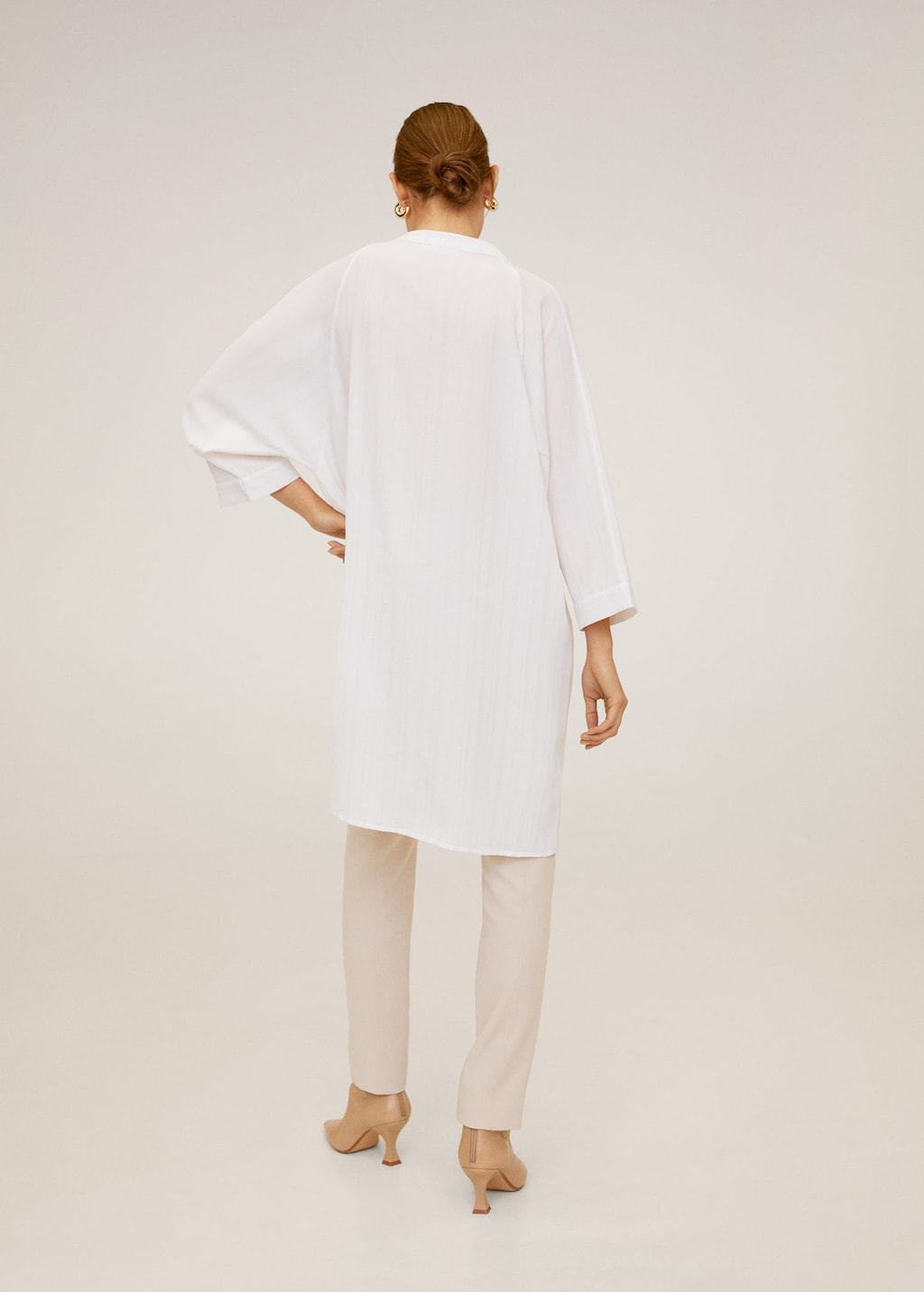 Metallic thread blouse