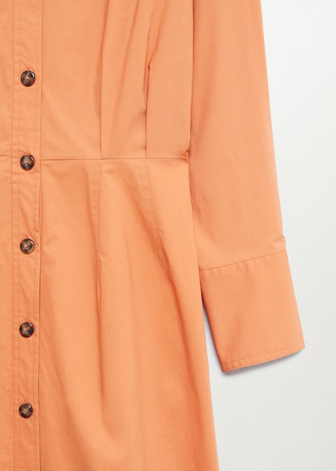 Cotton shirt dress