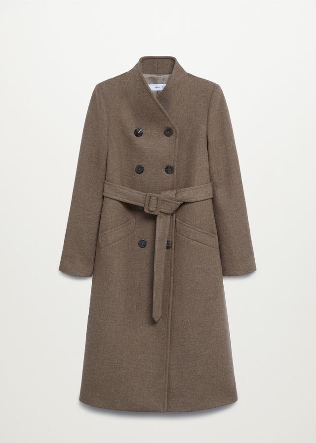 Manteco wool double-breasted coat