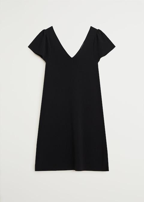 Ruched sleeve dress